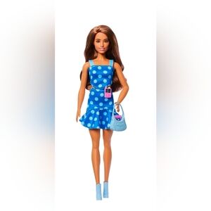 Barbie Fashionistas Doll #242 Barbie Doll with Type 1 Diabetes in Polka Dot Outf